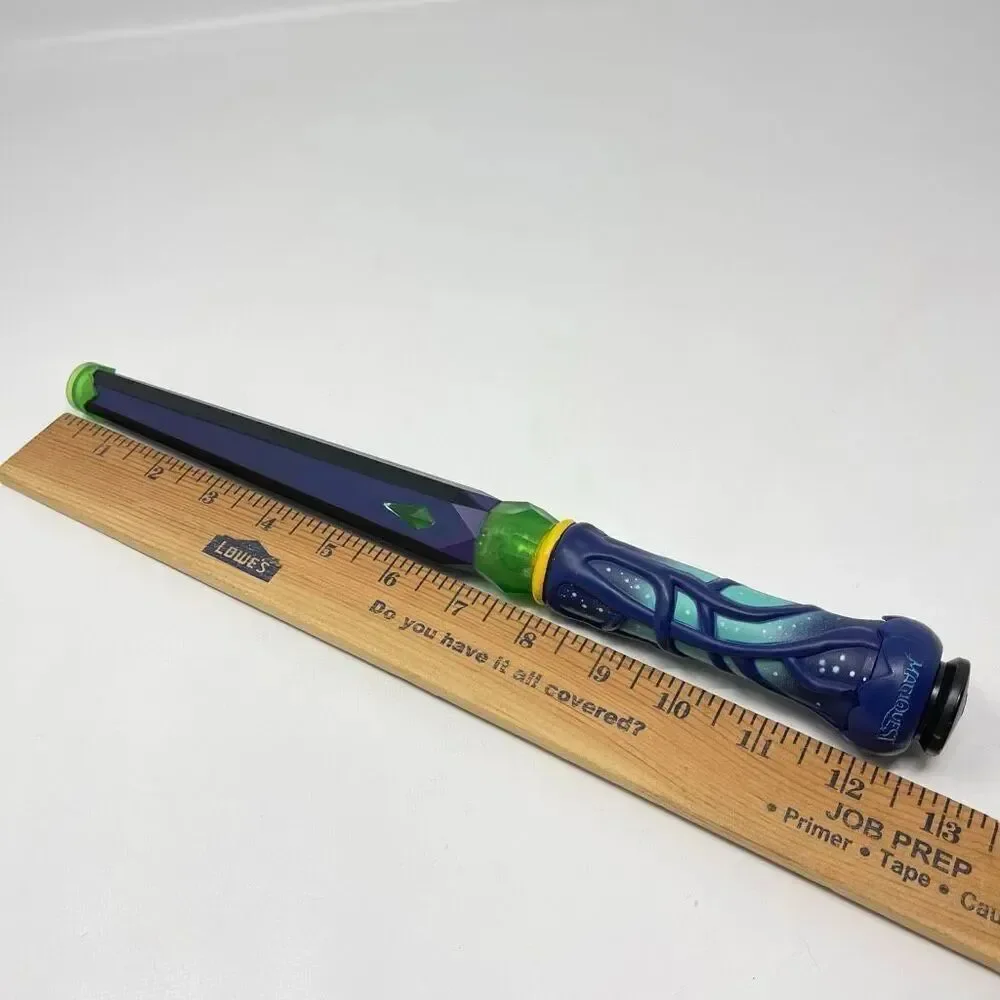 MagiQuest Great Wolf Lodge Wand Green Gem Purple Blue Vine Works 2022 No Topper
